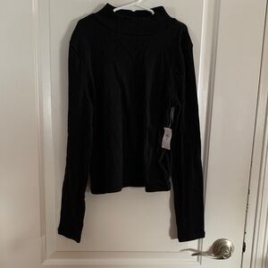 NWT GAP Kids Black Fitted Top Sweater